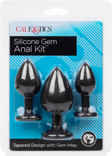 Silicone Gem Anal Kit – Set of 3 Graduated Anal Plugs > Anal Range > Butt Plug Kits - Tophatter Daily Deals