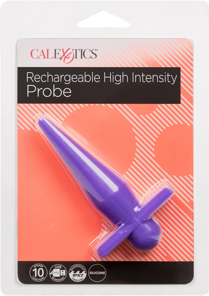 High Intensity Probe – Rechargeable Silicone Vibrator with 10 Vibration and Pulsation Functions > Anal Range > Vibrating Butt Plugs - Tophatter Daily Deals