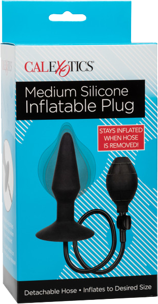 CalExotics Medium Silicone Inflatable Plug – Inflatable Anal Plug with Detachable Hose > Anal Range > Tunnel and Stretchers - Tophatter Daily Deals
