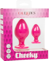 Cheeky Butt Plug Duo (Pink) – Playful Butt Plug Set > Anal Range > Butt Plug Kits - Tophatter Daily Deals