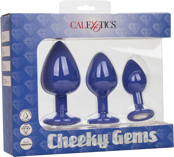Cheeky Gems – Anal Training Kit with Three Graduated Anal Plugs > Anal Range > Butt Plug Kits - Tophatter Daily Deals
