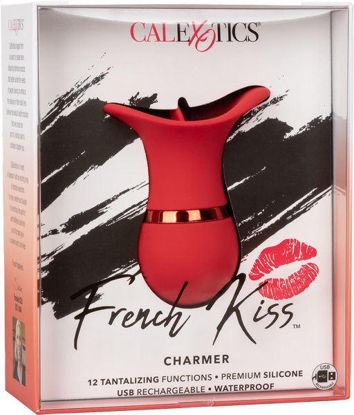 Tantalize French Kiss Charmer – Compact Flickering Tongue Teaser Vibrator > Vibrators > Ladies > Clitoral Vibrators and Stimulators - Tophatter Daily Deals