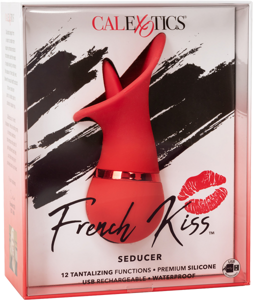 French Kiss Seducer – Compact Massager with 12 Functions Vibrator > Sex Toys For Ladies > Clitoral Vibrators and Stimulators - Tophatter Daily Deals