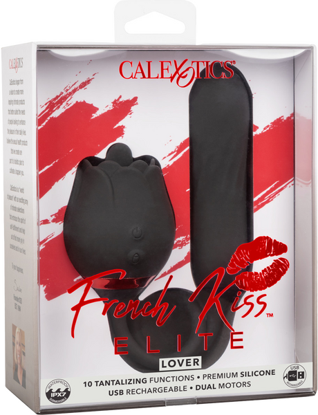 French Kiss Elite Lover – Vibrating and Rotating Bullet Teaser Vibrator with 10 Functions > Sex Toys For Ladies > Clitoral Vibrators and Stimulators - Tophatter Daily Deals