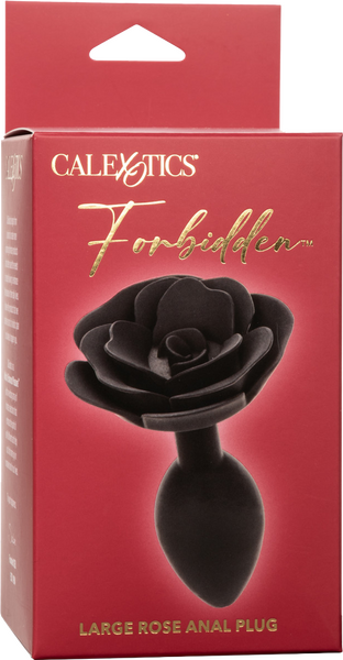 Forbidden Large Rose Anal Plug – Body-Safe Silicone Large Butt Plug > Anal Range > Butt Plugs - Tophatter Daily Deals