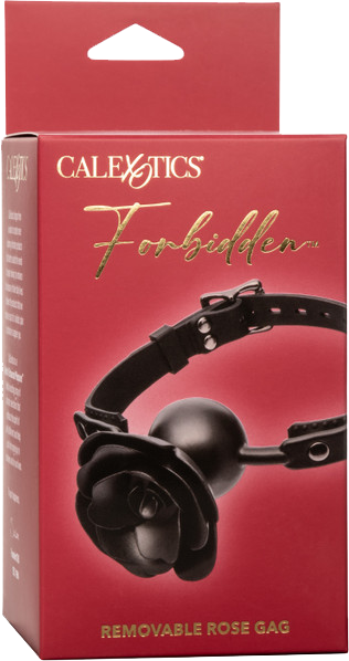 Forbidden Removable Rose Gag – Adjustable Breathable Fetish Accessory > Bondage Gear > Gags and Bits - Tophatter Daily Deals