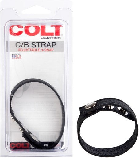 Colt Adjustable 3-Snap Leather Strap – High Quality Leather Strap > Clothes > Mens Leather - Tophatter Daily Deals