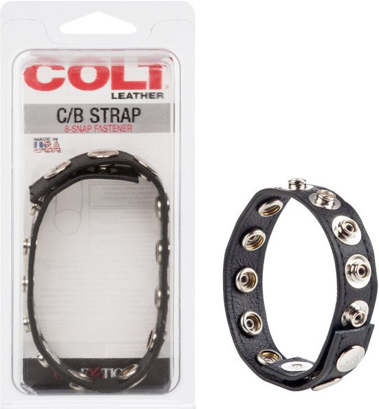 Colt 8 Snap Fastener Leather Strap – Luxury Leather Bondage Strap > Clothes > Mens Leather - Tophatter Daily Deals