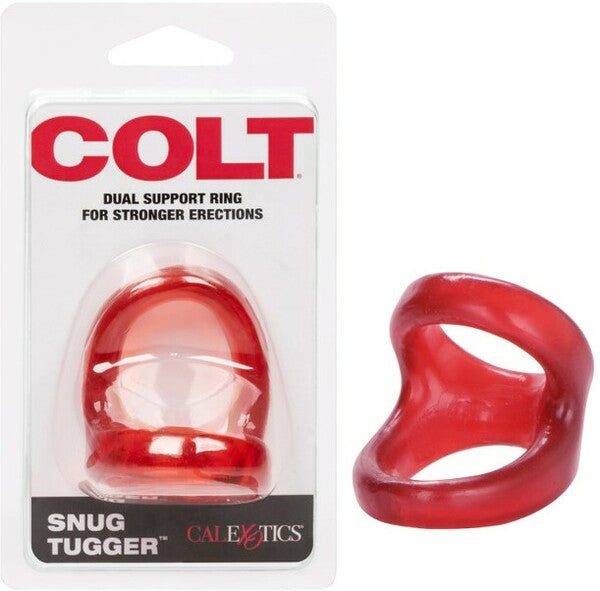 Colt Snug Tugger – Super Stretchy Double Cock Ring with Scrotum Support > Cock Ring > Sling - Tophatter Daily Deals