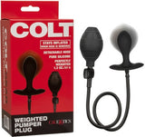 Colt Weighted Pumper Plug – Inflatable Anal Plug for Men > Anal Range > Tunnel and Stretchers - Tophatter Daily Deals
