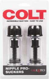 Colt Nipple Pro-Suckers (Black) – Adjustable Suction Nipple Clamps > Sex Toys > Nipple Suckers - Tophatter Daily Deals