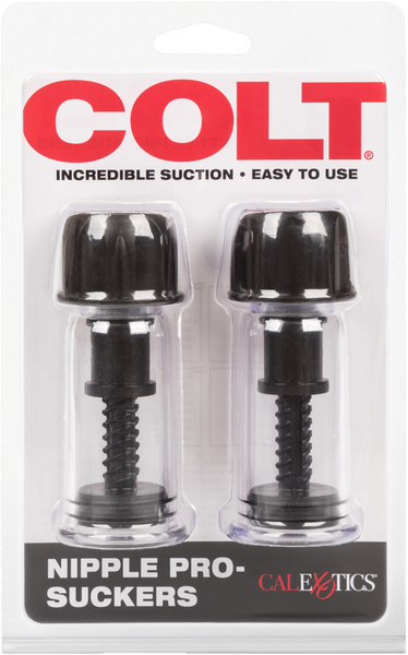 Colt Nipple Pro-Suckers (Black) – Adjustable Suction Nipple Clamps > Sex Toys > Nipple Suckers - Tophatter Daily Deals