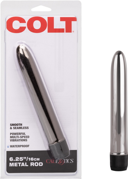 Colt Metal 6.25 Inch – Multi-Speed Silver Vibrator with Smooth Seamless Finish > Vibrators > Standard Vibrators - Tophatter Daily Deals