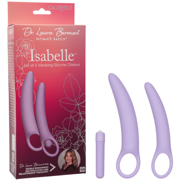 Isabelle Set of 2 Vibrating Silicone Dilators – Ergonomic Vaginal Dilators > Sex Toys > Dilators - Tophatter Daily Deals