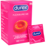 Durex Pleasure Me – Ribbed and Dotted Condoms 30 Pack for Extra Stimulation > Essentials > Condoms - Tophatter Daily Deals