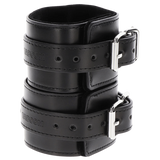 Taboom Wrist Cuffs – Adjustable Vegan Leather Bondage Wrist Cuffs with Velvet Lining > Bondage Gear > Restraints - Tophatter Daily Deals