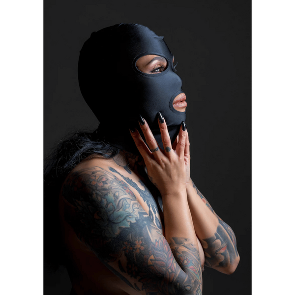 TABOOM Spandex Hood – Comfortable Stretchy Hood with Eye and Mouth Openings > Bondage Gear > Bondage Hoods - Tophatter Daily Deals