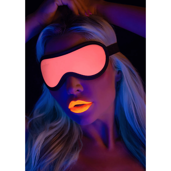 Taboom Glow Blindfold – Glow in the Dark BDSM Accessory > Bondage Gear > Blindfolds - Tophatter Daily Deals