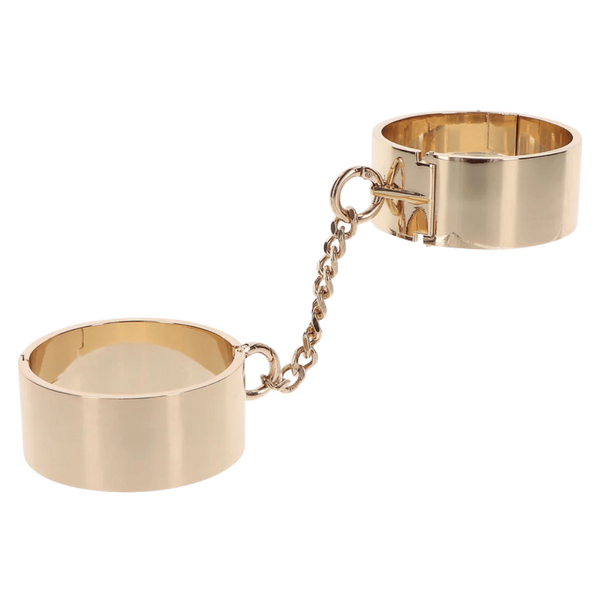 Slave Wrist Cuffs (Gold) > Bondage Gear > Handcuffs - Tophatter Daily Deals