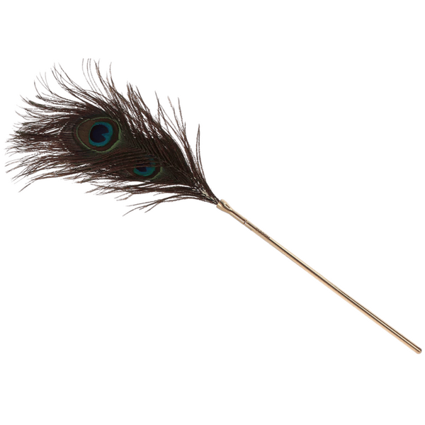 Taboom Dona Peacock Tickler – Elegant Feather Sensation Toy > Bondage Gear > Ticklers - Tophatter Daily Deals