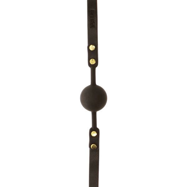 TABOOM Ball Gag – Adjustable Vegan PU Leather Bondage Accessory > Bondage Gear > Gags and Bits - Tophatter Daily Deals