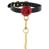 Taboom Wild Roses Collar and Leash – Faux Leather BDSM Accessories > Bondage Gear > Collars & Leashes - Tophatter Daily Deals