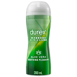Durex Play 2in1 Aloe Vera Massage Gel – 200ml Massage Lubricant > Essentials > Massage Oil - Tophatter Daily Deals