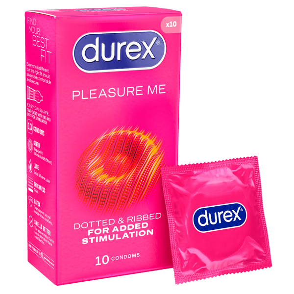 Durex Pleasure Me – Textured Latex Condoms 10 Pack > Essentials > Condoms - Tophatter Daily Deals