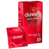 Durex Thin Feel Regular Fit Condoms – 10 Pack Thin Condoms > Essentials > Condoms - Tophatter Daily Deals