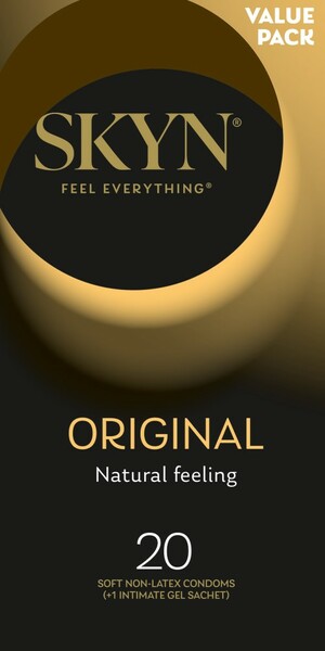 Skyn Original – Natural Feeling Polyisoprene Condoms 53mm 20 Pack > Essentials > Condoms - Tophatter Daily Deals