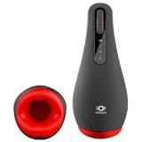 Airturn 2 (Black) – Waterproof Heating Suction Masturbator with Vibration and Warming Functions > Sex Toys For Men > Masturbators > Vibrating - Tophatter Daily Deals