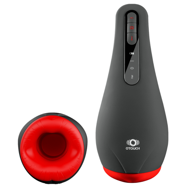 Airturn 2 (Black) – Waterproof Heating Suction Masturbator with Vibration and Warming Functions > Sex Toys For Men > Masturbators > Vibrating - Tophatter Daily Deals