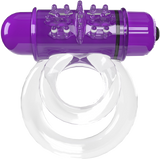 Double O 6 4B Low Pitch Bass (Grape) > Cock Ring > Vibrating - Tophatter Daily Deals