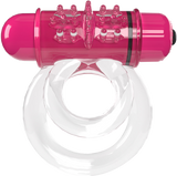 Double O 6 4B Low Pitch Bass (Strawberry) > Cock Ring > Vibrating - Tophatter Daily Deals