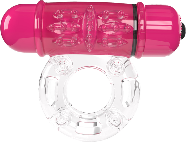 Owow 4B Low Pitch Bass (Strawberry) > Cock Ring > Vibrating - Tophatter Daily Deals