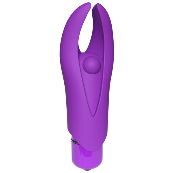 Demon 4B Low Pitch Bass – Deep-Rumbling 5-Speed Vibrator with Silicone Horns > Vibrators > Mini Vibrators - Tophatter Daily Deals