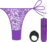 Vibrating Panty Set W/ Remote Ring 4t High Pitch Treble (Grape) > Sex Toys For Ladies > Panty Vibes - Tophatter Daily Deals