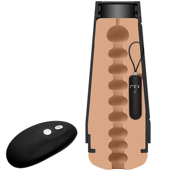 Doc Johnson Main Squeeze Original Vibro – Wireless Remote-Controlled Vibrating Masturbator > Sex Toys For Men > Masturbators > Vibrating - Tophatter Daily Deals