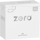 LifeStyles Zero – Ultra-Thin 52mm Nominal Width Lubricated Condoms 40 Pack > Essentials > Condoms - Tophatter Daily Deals