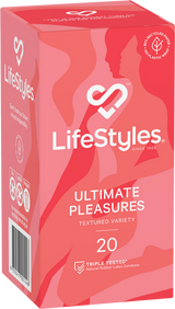 LifeStyles Ultimate Pleasures Variety Textured Condoms – Pack of 20 Condoms > Essentials > Condoms - Tophatter Daily Deals