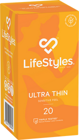 LifeStyles Ultra Thin – Micro-Thin Lubricated Condoms 53mm 20 Pack > Essentials > Condoms - Tophatter Daily Deals
