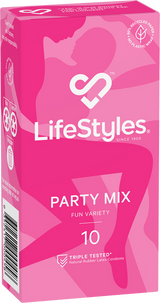 LifeStyles Party Mix – Assorted Flavored Textured Condoms 10 Pack > Essentials > Condoms - Tophatter Daily Deals