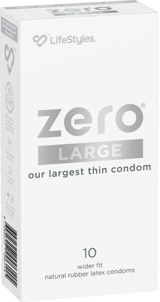 LifeStyles Zero Large 10 Pack – Large Thin Condoms > Essentials > Condoms - Tophatter Daily Deals