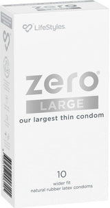 LifeStyles Zero Large 10 Pack – Large Thin Condoms > Essentials > Condoms - Tophatter Daily Deals