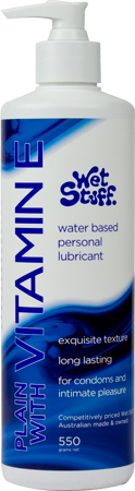 Wet Stuff Plain Enriched With Vitamin E – Water-Based Lubricant > Lube > Water Based - Tophatter Daily Deals
