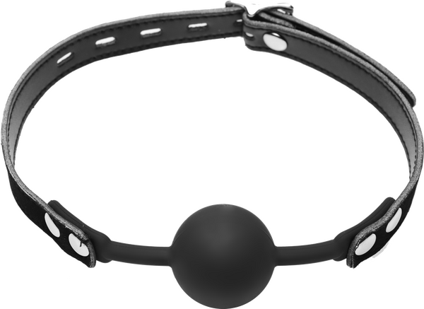 Premium Hush Locking Silicone Ball Gag – Comfort Silicone Ball Gag > Bondage Gear > Gags and Bits - Tophatter Daily Deals