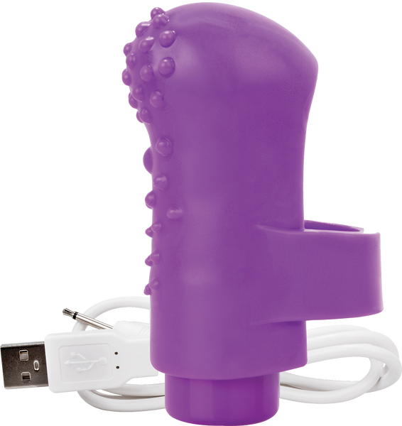 Charged Fing O – Rechargeable Mini Finger Vibrator with Vooom Technology > Vibrators > Finger Vibrators - Tophatter Daily Deals