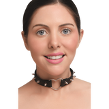 Spiked Heart Choker – Adjustable Spiked Collar Accessory > Bondage Gear > Collars & Leashes - Tophatter Daily Deals