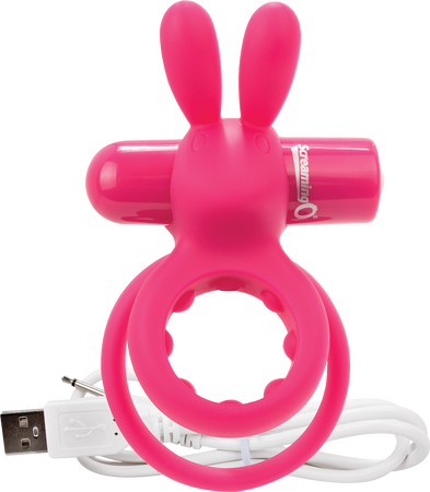 Charged Ohare – Rechargeable Double Cock Ring Rabbit Vibrator > Sex Toys > Couples Toys - Tophatter Daily Deals