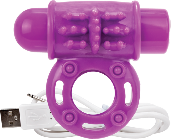 O Wow Ring – Rechargeable Vibrating Cock Ring with 10 Vibration Functions > Cock Ring > Vibrating - Tophatter Daily Deals